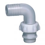 Raccordo 3 Pezzi Curvo Nylon PLASSON