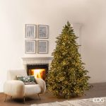 Pino Argentato con Led - EDG
