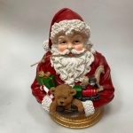 Babbo Natale Busto Resina - L'Arte di Nacchi
