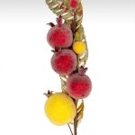 Ramo di Melograno Zuccherato Decorativo - DHG